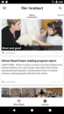 Lewistown Sentinel android App screenshot 2